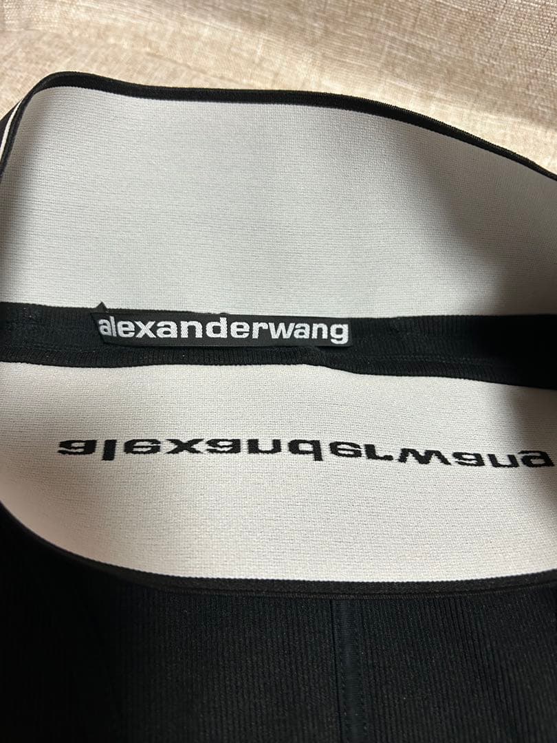 【最安値】 alexanderwang ブラックタイトスカート S ミニスカート