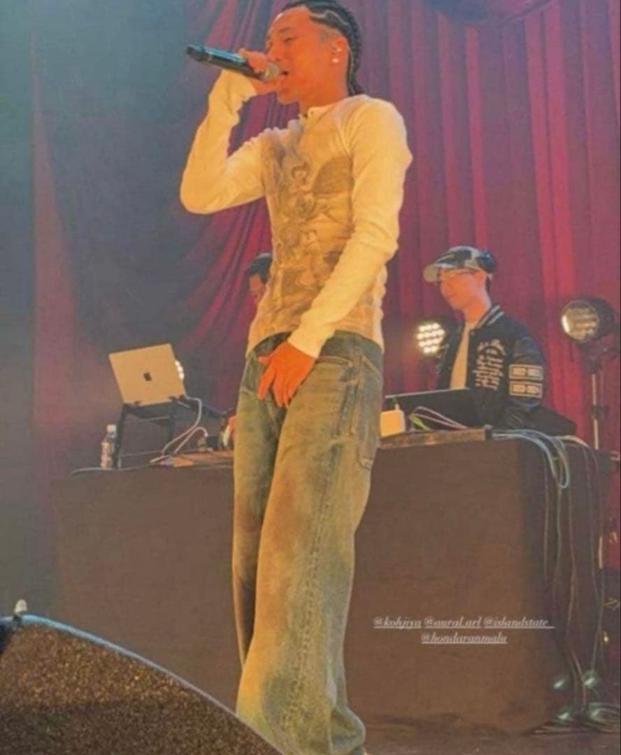 VALLAD Lサイズ 白　サーマル　io kohjiya 着用