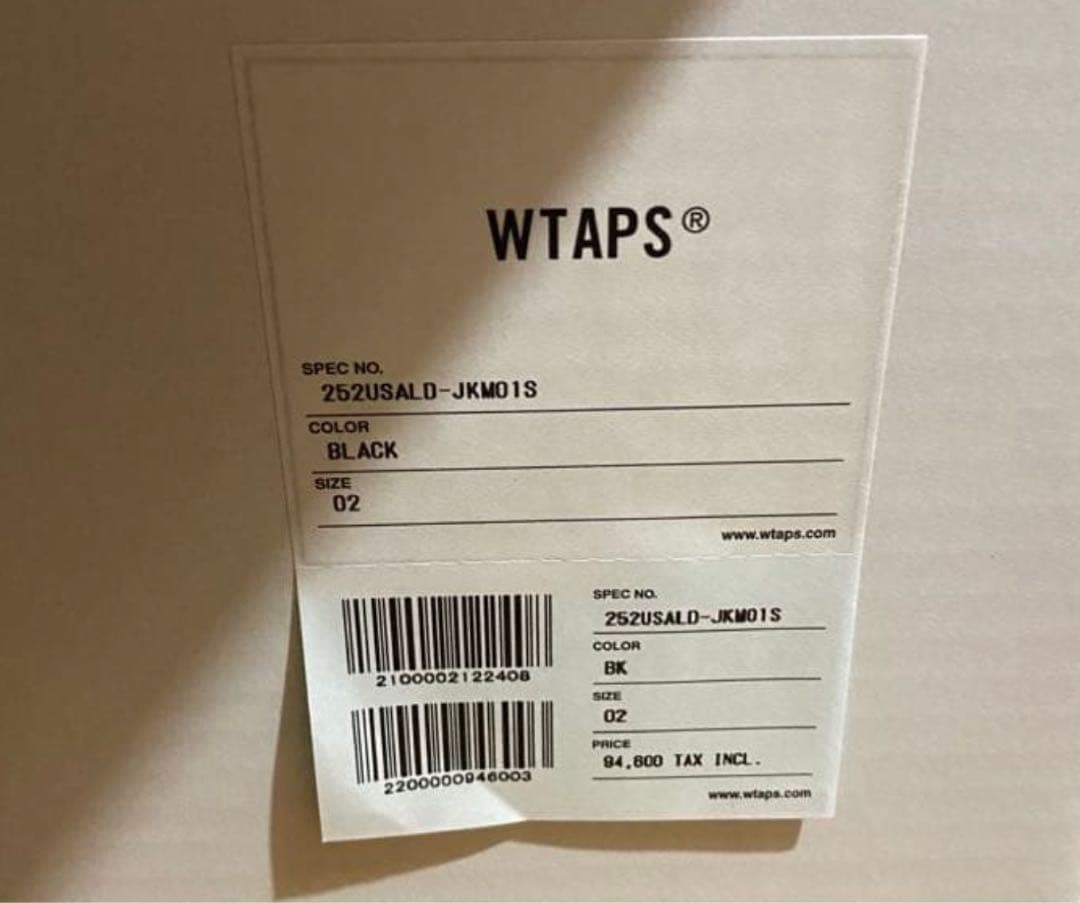 WTAPS× ALPHA MA-1 CORESPEC 新品BLACK サイズM