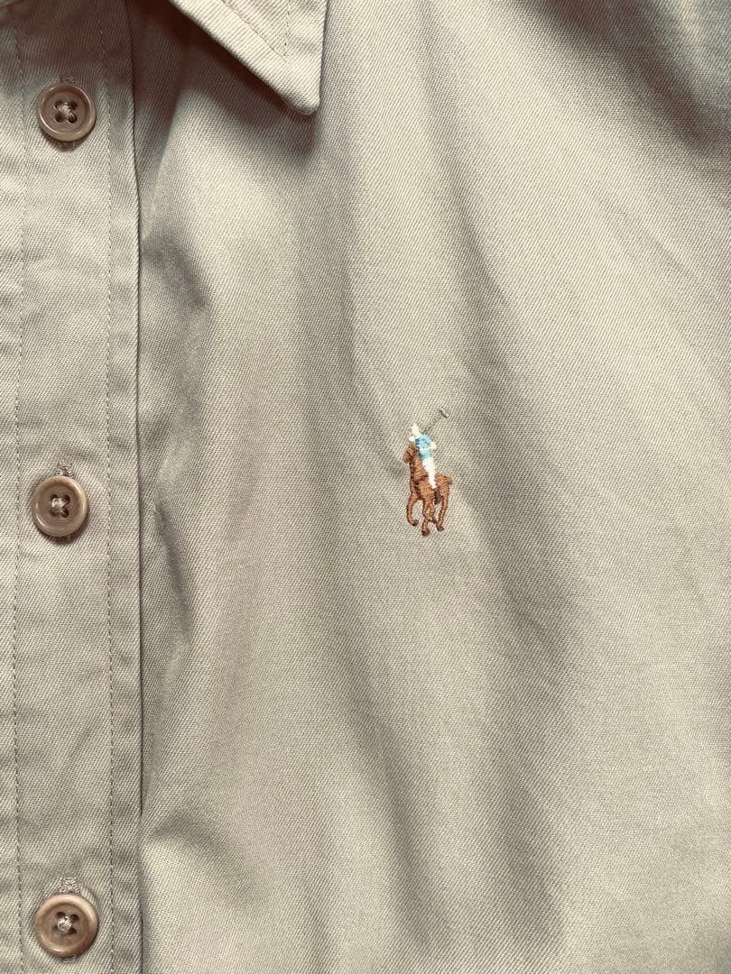 POLO RALPH LAUREN シャツワンピース ポニー刺繍　ゆったりM