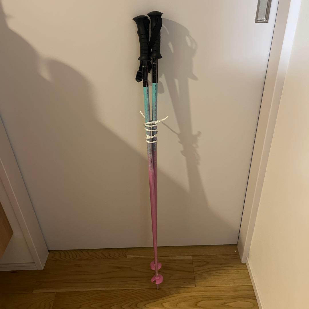 スキー板　ATOMIC Slavor3 148cm 100cmストック付