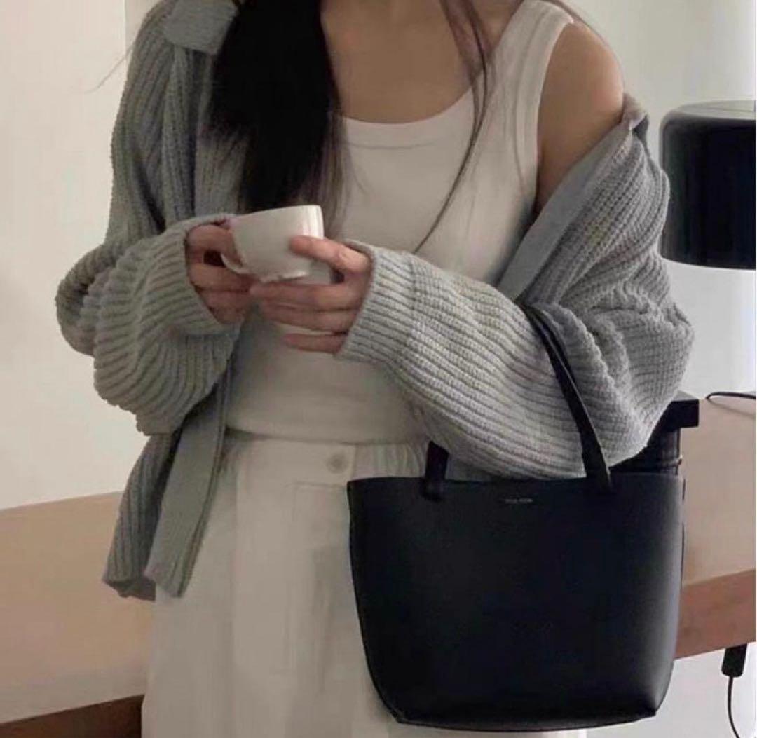 The Row レザートートバッグ 小型サイズ