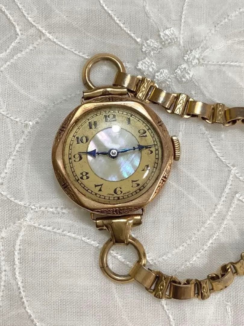 レディース　Swiss 製アンティークウオッチ　不動