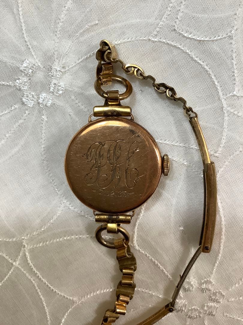 レディース　Swiss 製アンティークウオッチ　不動