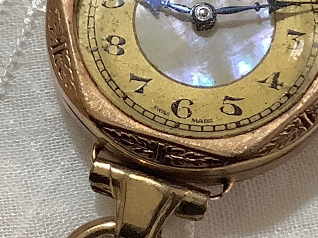 レディース　Swiss 製アンティークウオッチ　不動