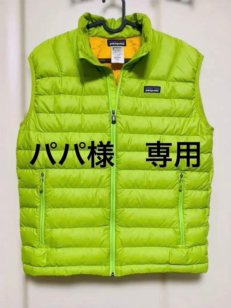 【希少カラー】Patagonia ダウンセーターベスト S ライムグリーン