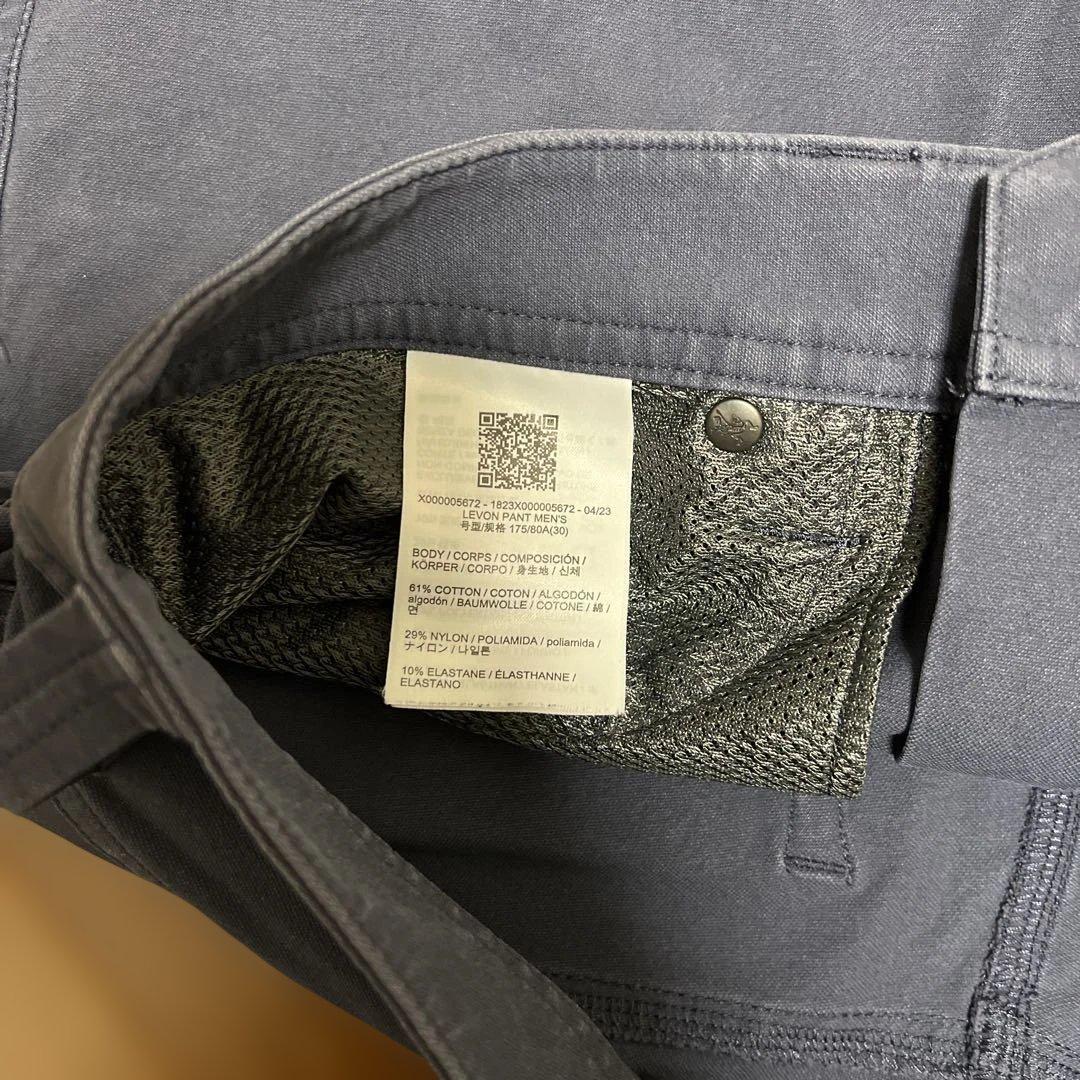 アークテリクス レヴォン パンツ　ブラックサファイア