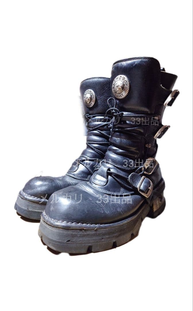 無*様 new rock 厚底　ブーツ　難あり　レザー　kmrii julius