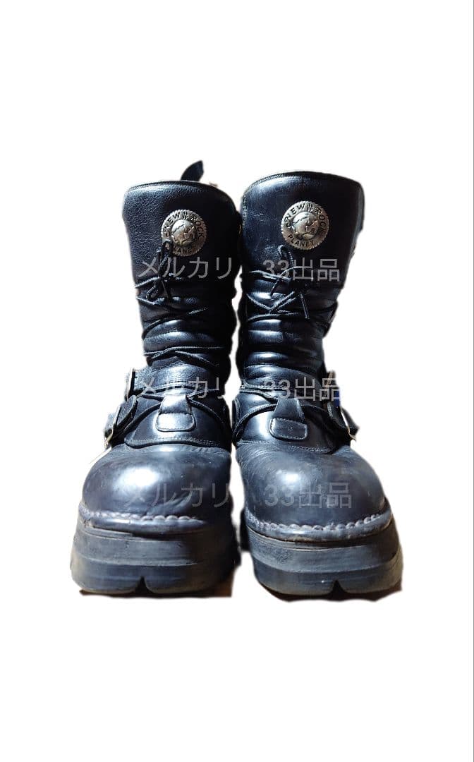 無*様 new rock 厚底　ブーツ　難あり　レザー　kmrii julius