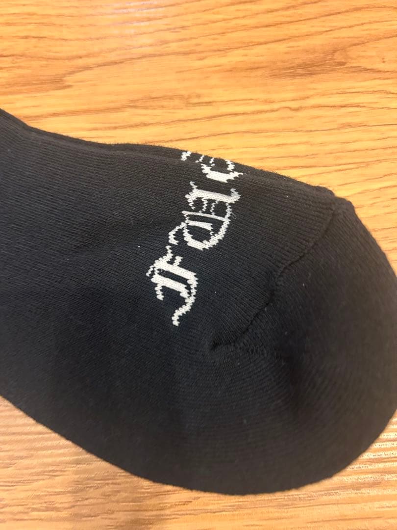 ジ*ス様 CHROME HEARTS クロムハーツロゴ ソックス 靴下