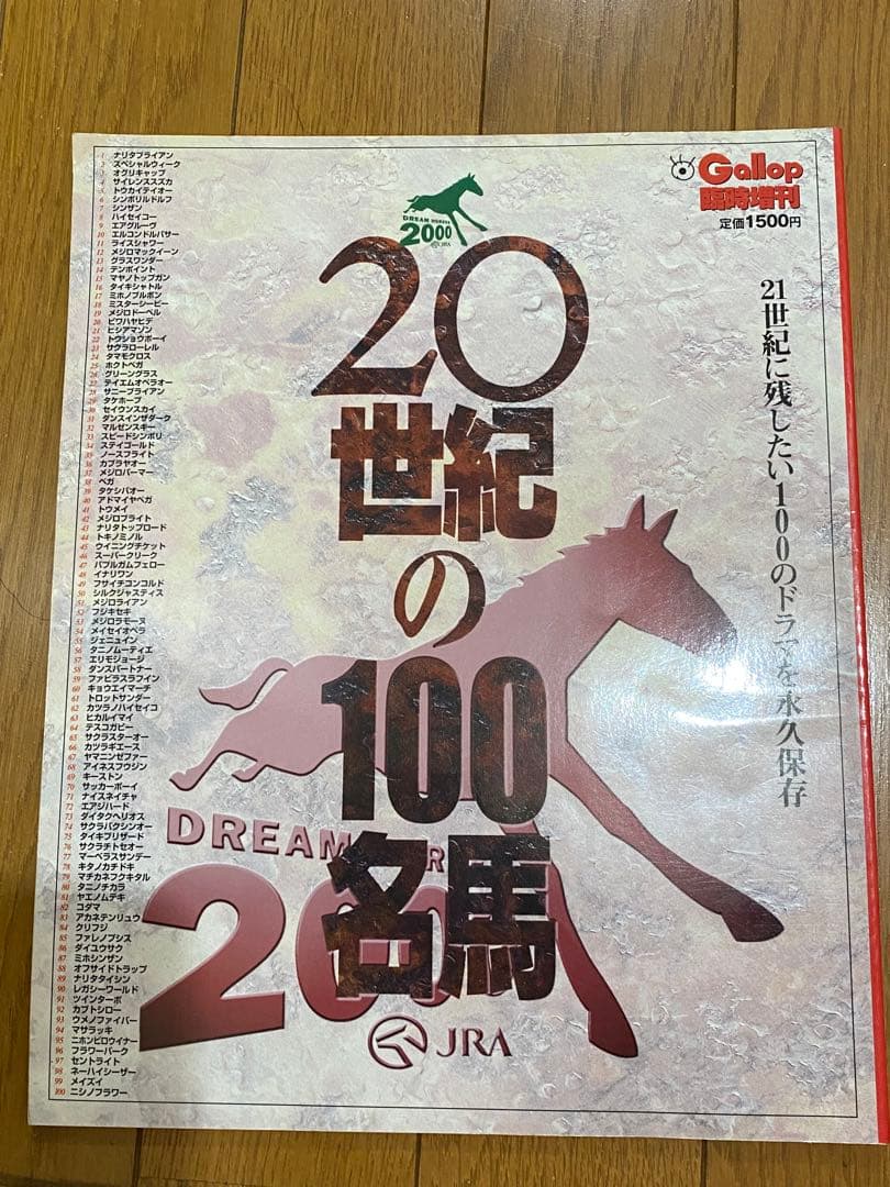 週刊Gallop 『週刊100名馬 』全100冊セット+『20世紀の100名馬』
