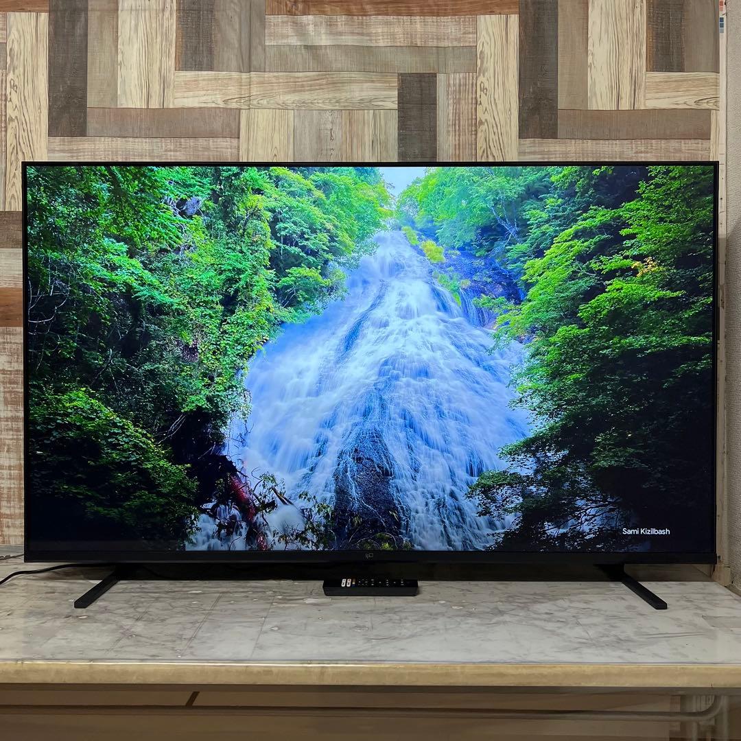 全国送料込❣️昨年購入FPD55T型4K液晶GoogleTV ネット動画多数