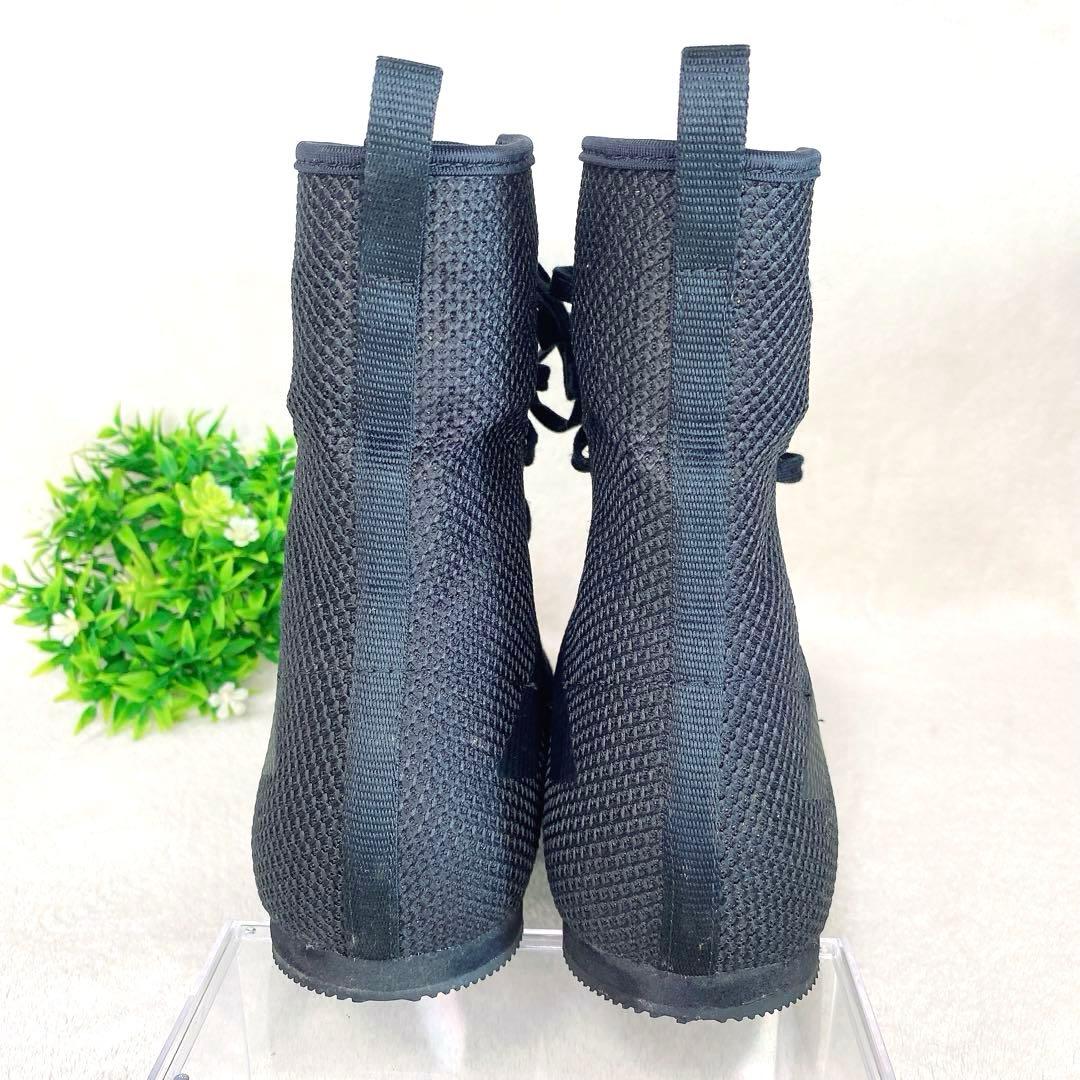 極美品　アディダス　ボクシングシューズ ハイカットメッシュ　ブラック　26.5