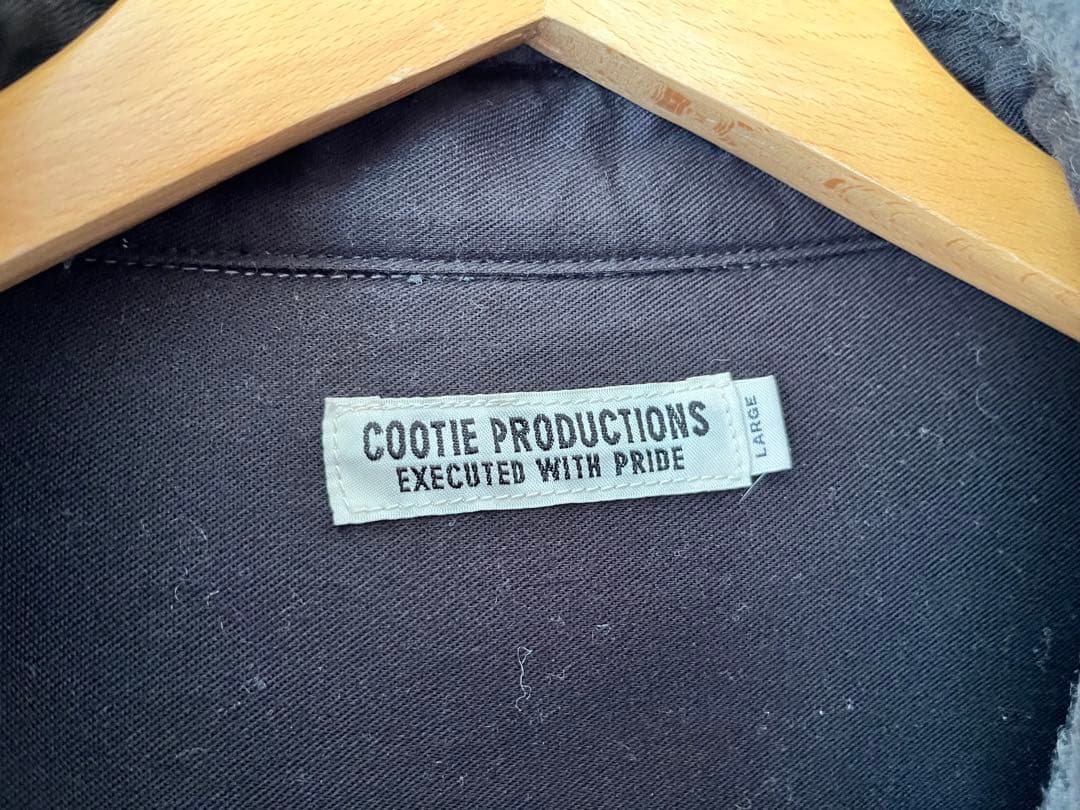 COOTIE クーティー バッファローチェック ジャケット BLK GRY