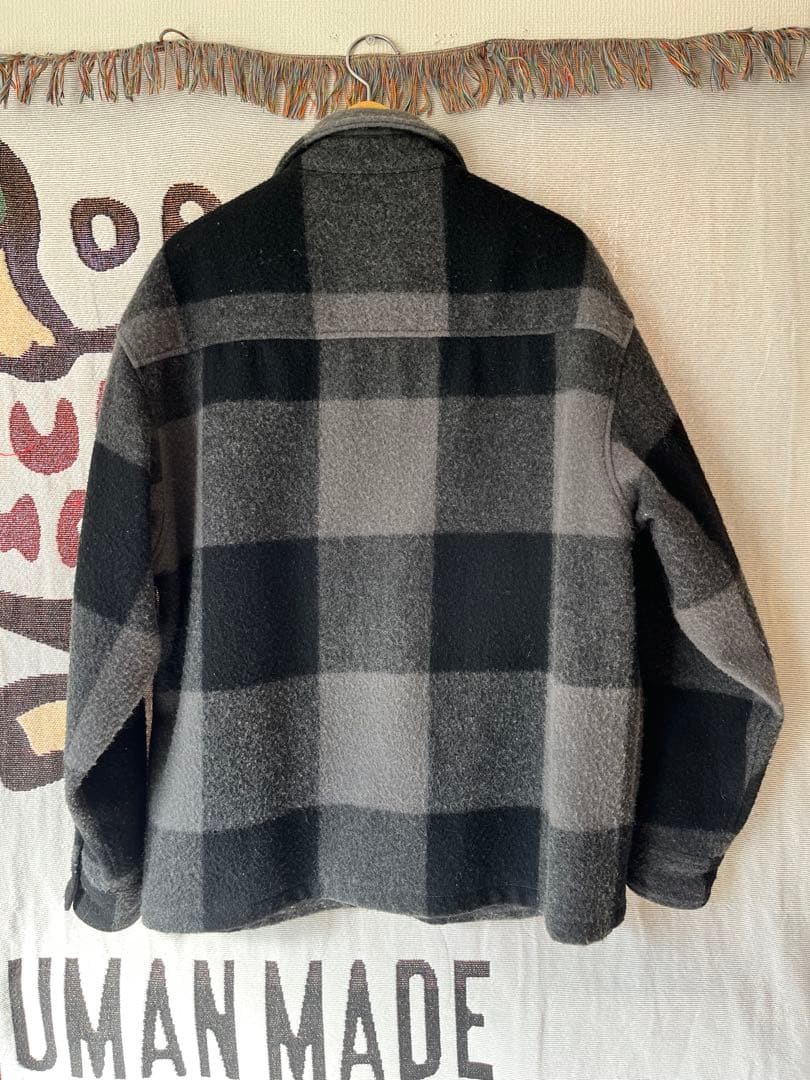 COOTIE クーティー バッファローチェック ジャケット BLK GRY