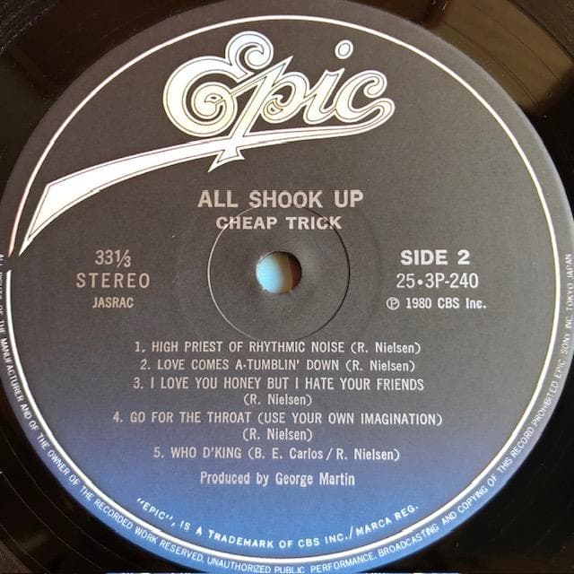 チープ・トリック オール・シュック・アップ LPレコード 帯付 d740y78