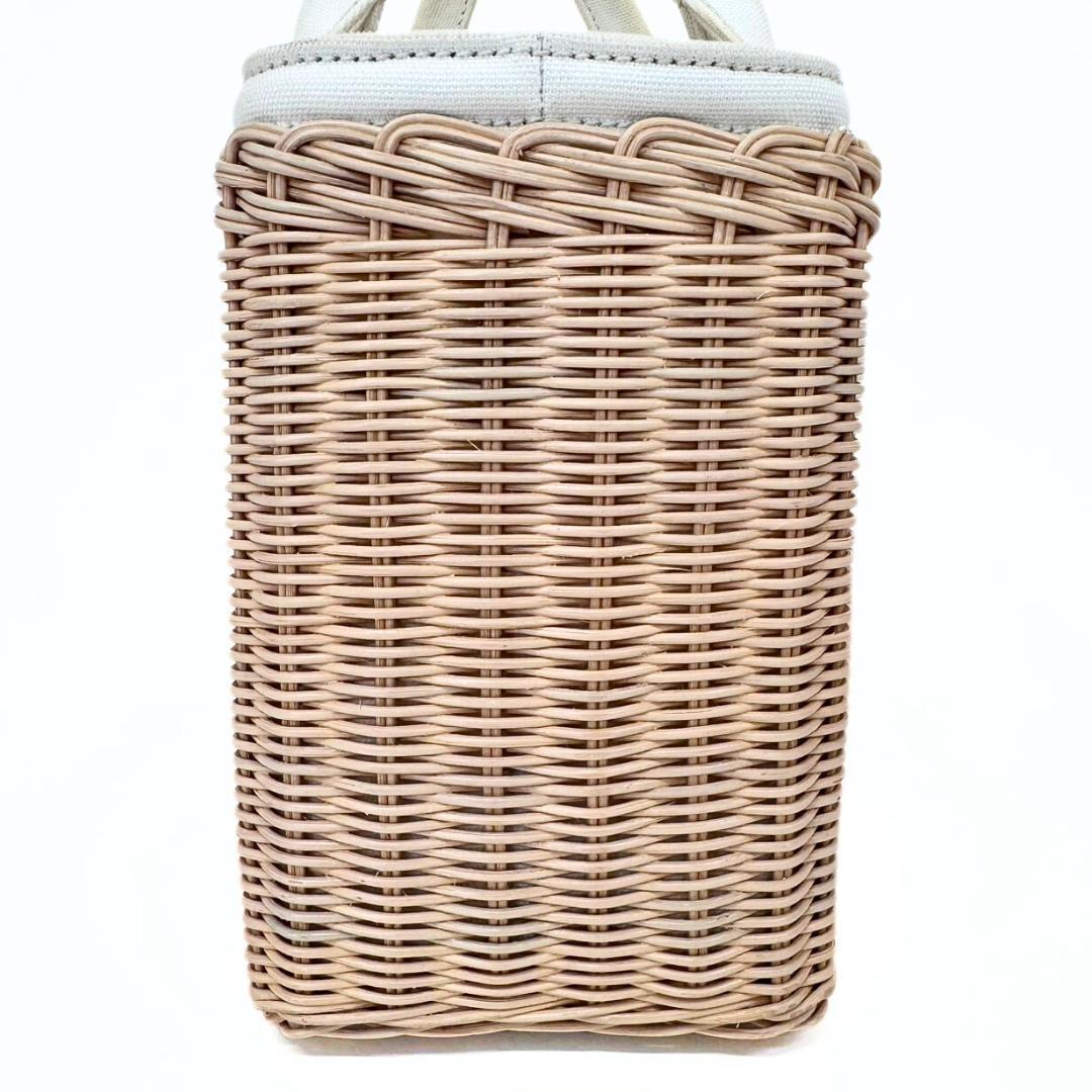 プラダ ウィッカー かごバッグ 1BG835 カナパ 2WAY ハンドバッグ