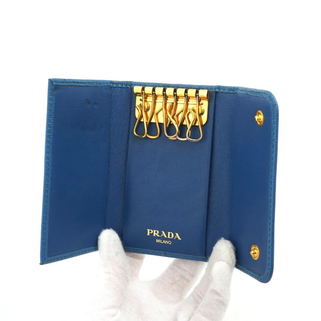 ✨未使用に近い✨　PRADA キーケース　キー　鍵　ヴィッテロムーブ　6連　刻印