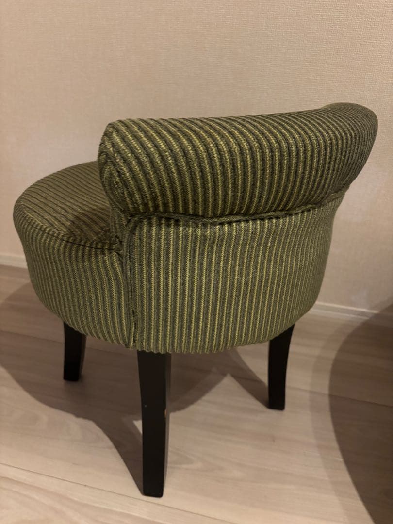 最終値下げ！オットマン スツール 椅子 チェア グリーン お洒落 ロココ