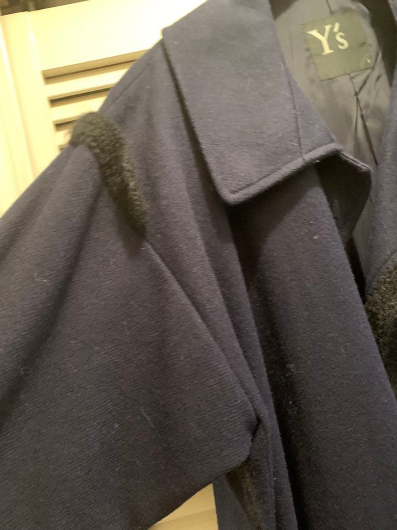 【SALE】ワイズ Ｙ's MODOなコート　濃紺　ヨウジヤマモト