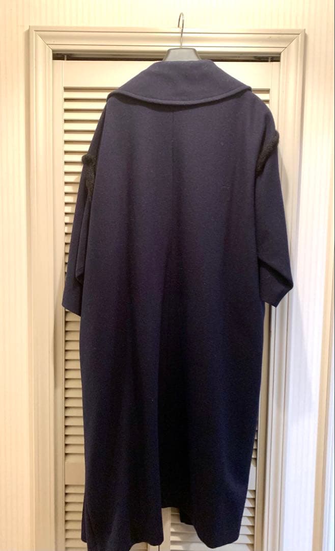 【SALE】ワイズ Ｙ's MODOなコート　濃紺　ヨウジヤマモト