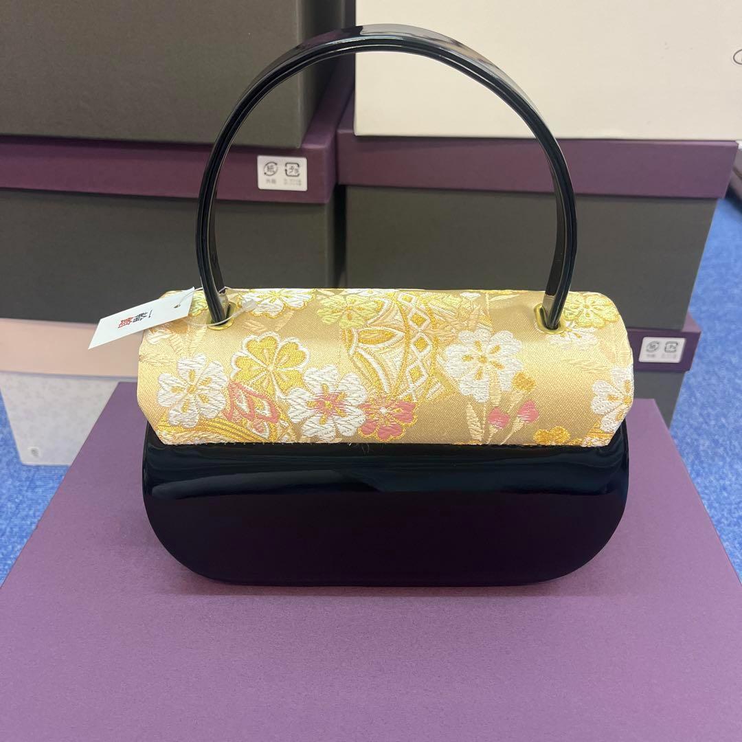 大特価　振袖用　草履バック　黒