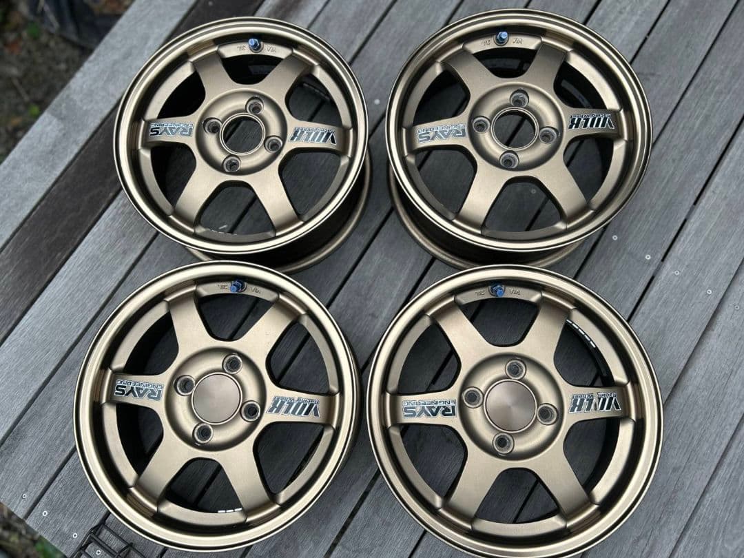 RAYS VOLK 14インチ 5.5J　ホイール 4本セット