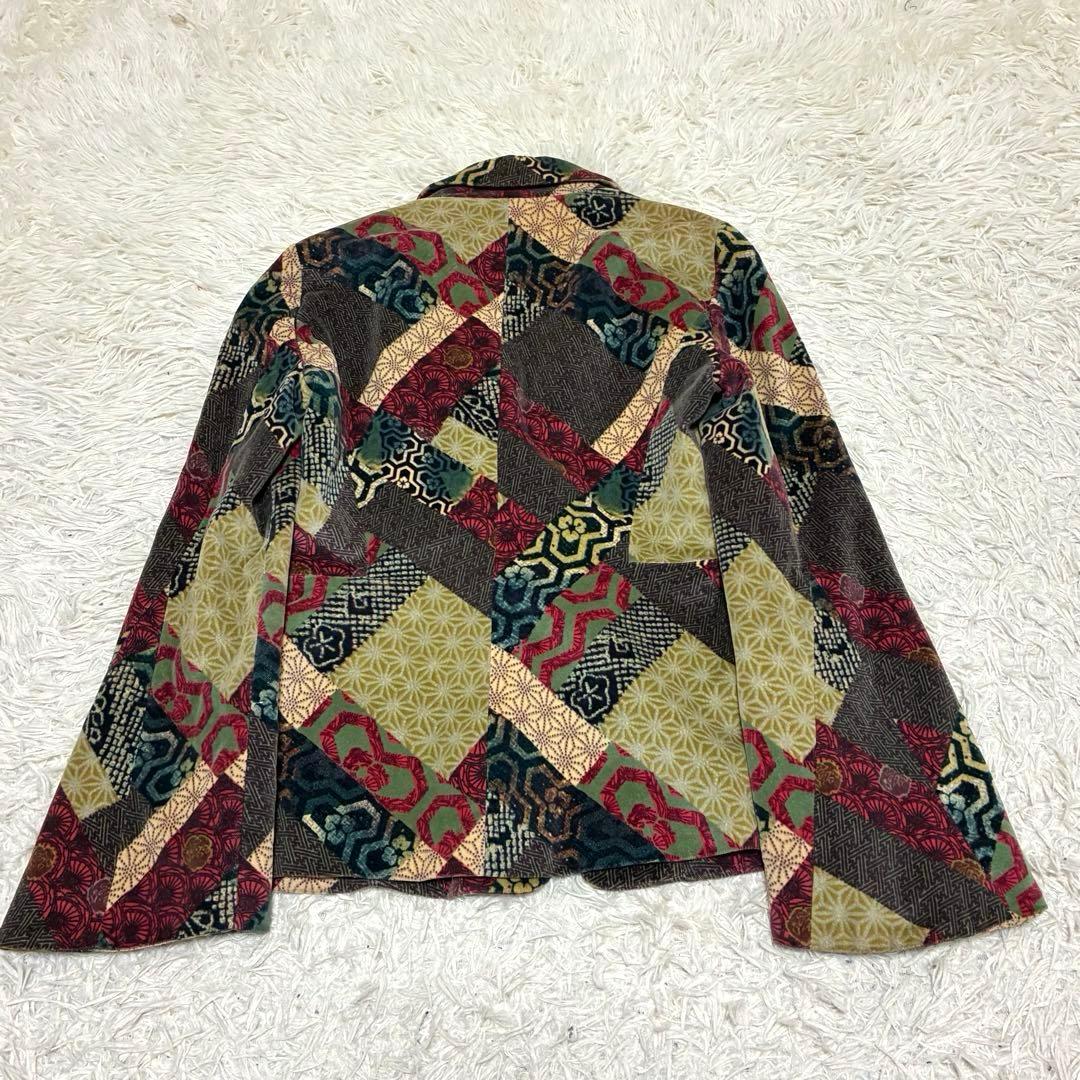 kenzo jungle ケンゾー　ジャングル　着物　和柄　ジャケット　ベロア