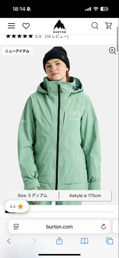 【シーズン前週末特化】ak Burton スノーボードジャケット