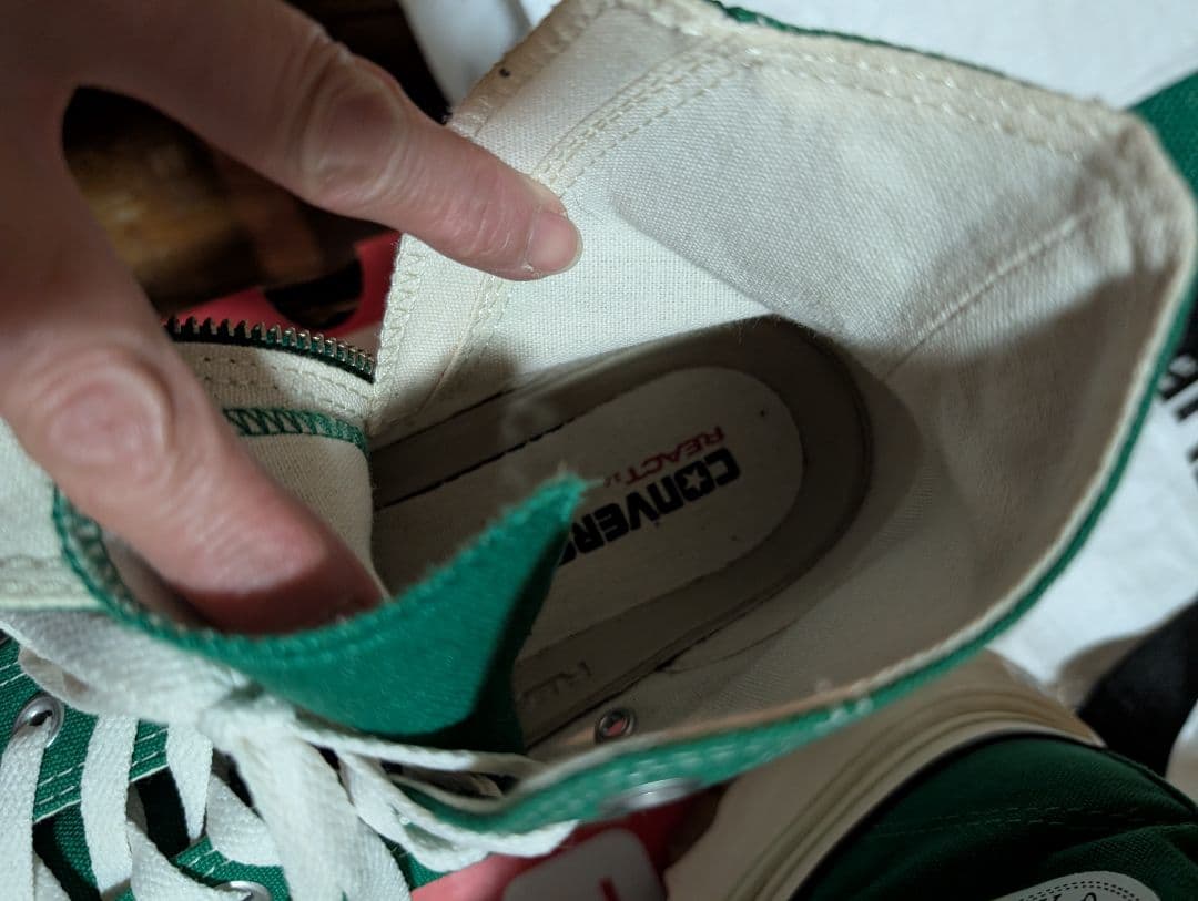 人気Converse トレックウェーブハイ厚底スニーカー美品✨箱あり