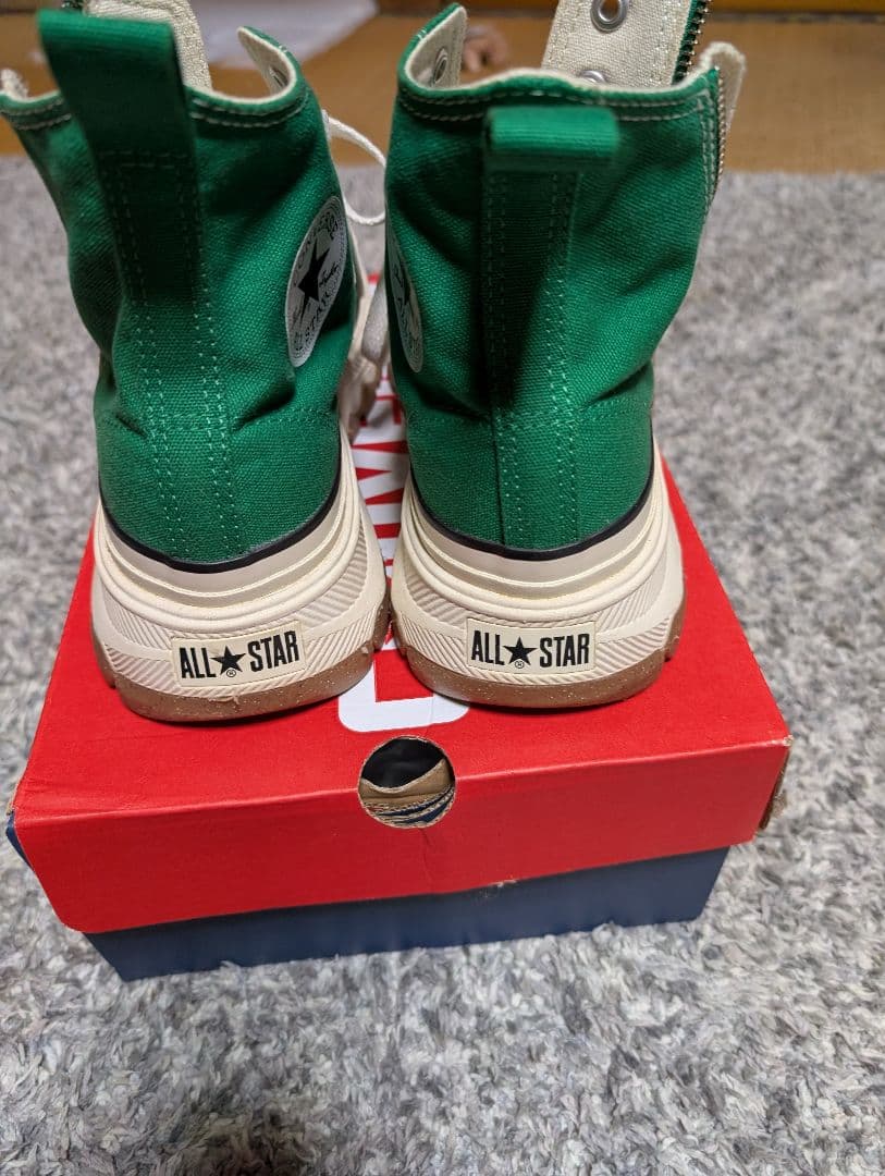 人気Converse トレックウェーブハイ厚底スニーカー美品✨箱あり