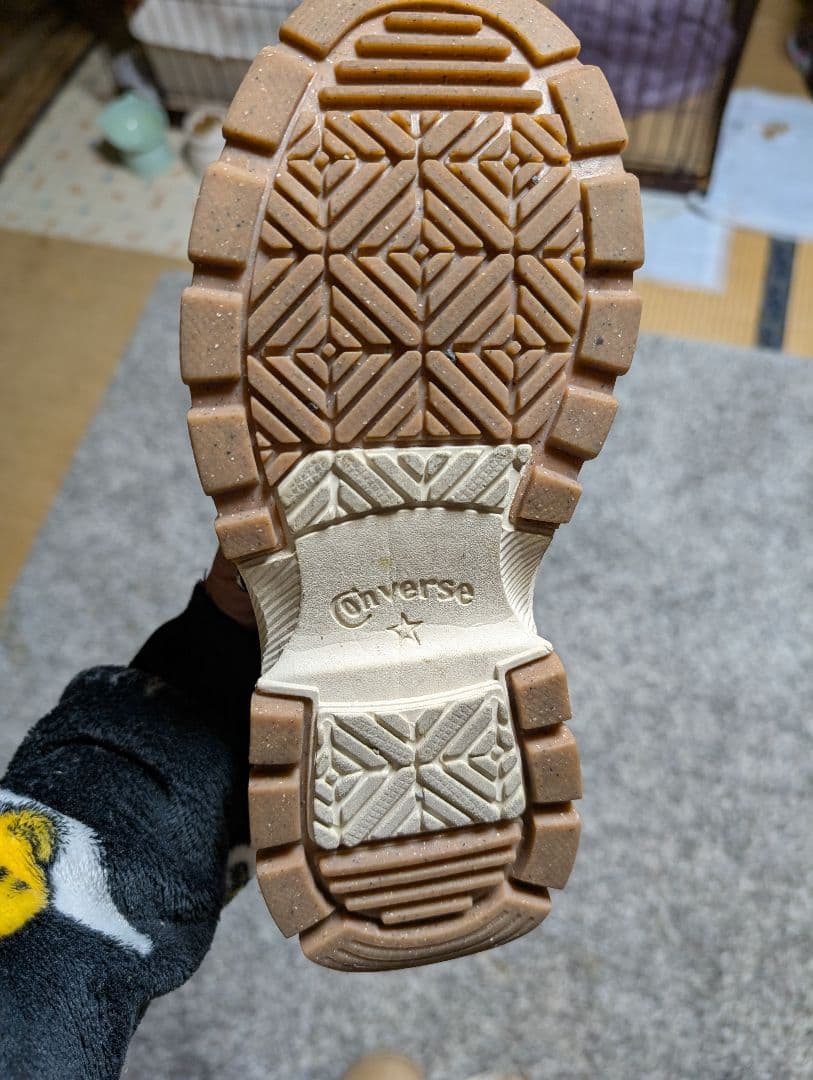 人気Converse トレックウェーブハイ厚底スニーカー美品✨箱あり