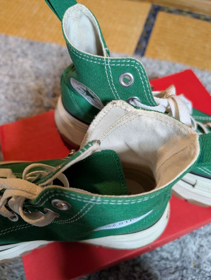 人気Converse トレックウェーブハイ厚底スニーカー美品✨箱あり