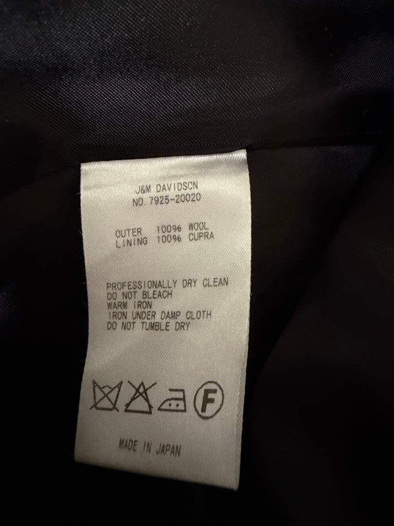 J & M DAVIDSON ブラック コート サイズ8