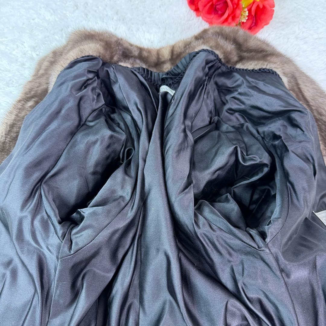 for Grace 総丈114cm ブルーアイリスミンク サガミンク コート