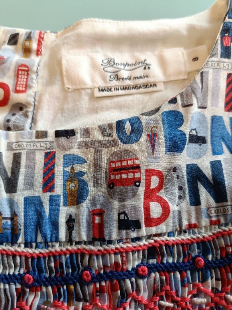 Bonpoint /デュセス　2020秋冬コレクション ロンドン ワンピース8a