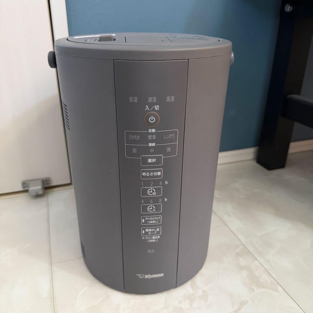 【たなべ様ご予約】象印 スチーム式加湿器 EE-DF35(HA) グレー