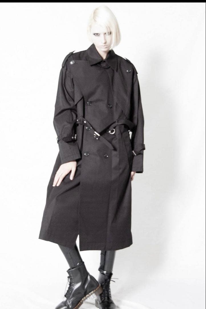 美品　値下げ　alice auaa オーバーサイズトレンチコート