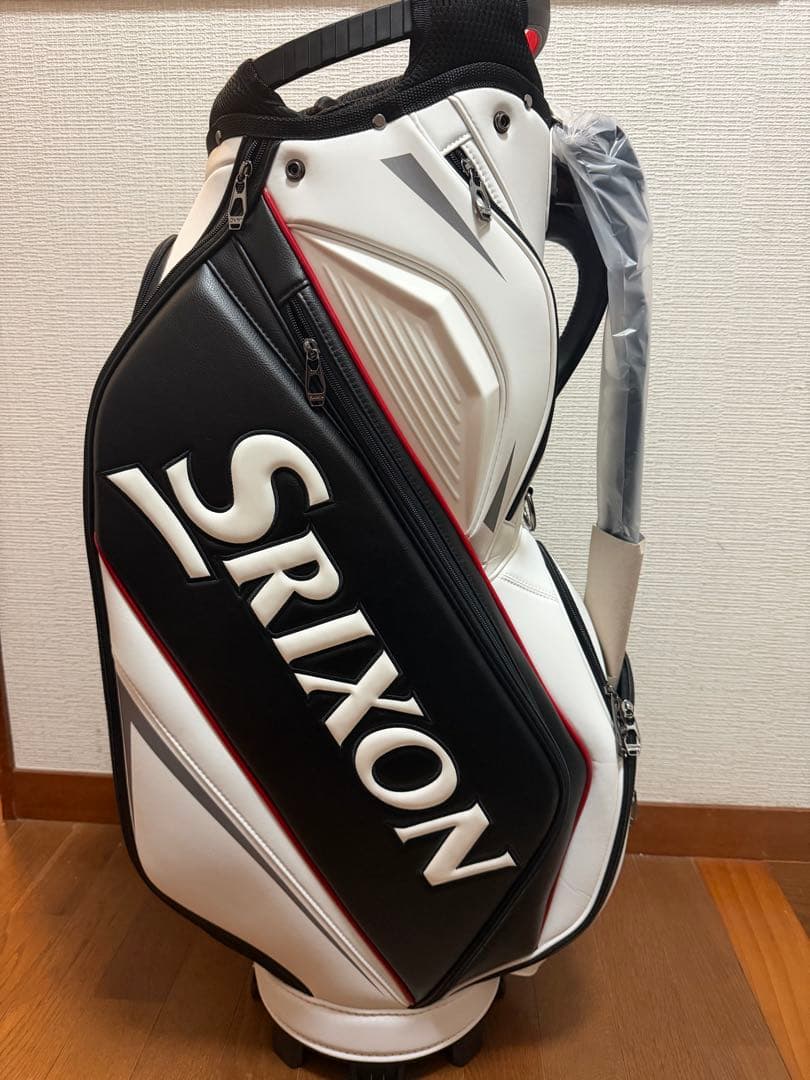 スリクソン キャディバッグ　ホワイト／ブラック 10.0型