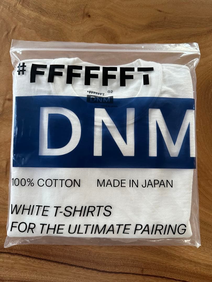 ロンT FFFFFFT DNM size02 白T 木村拓哉 新品未使用