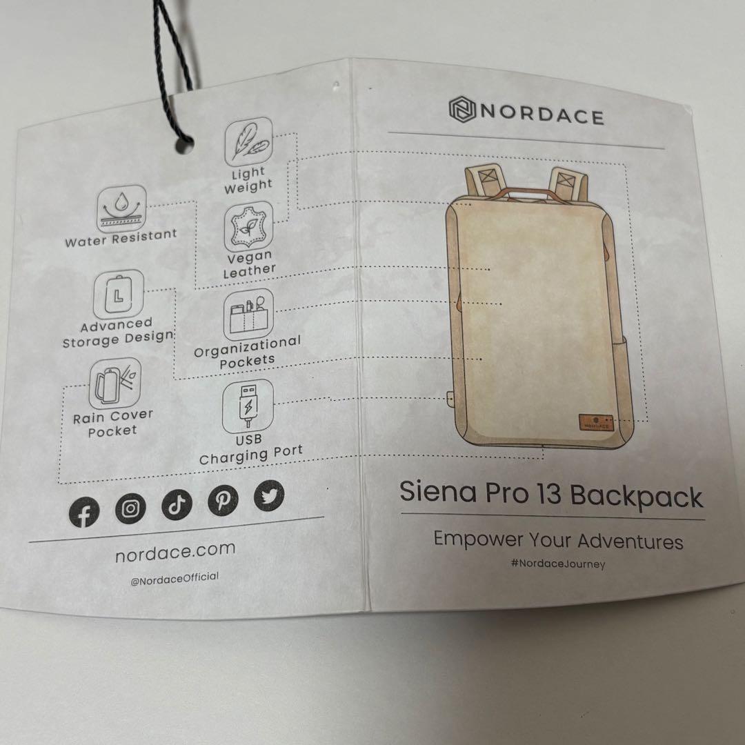 【新品未使用】NORDACE ブラックバックパック