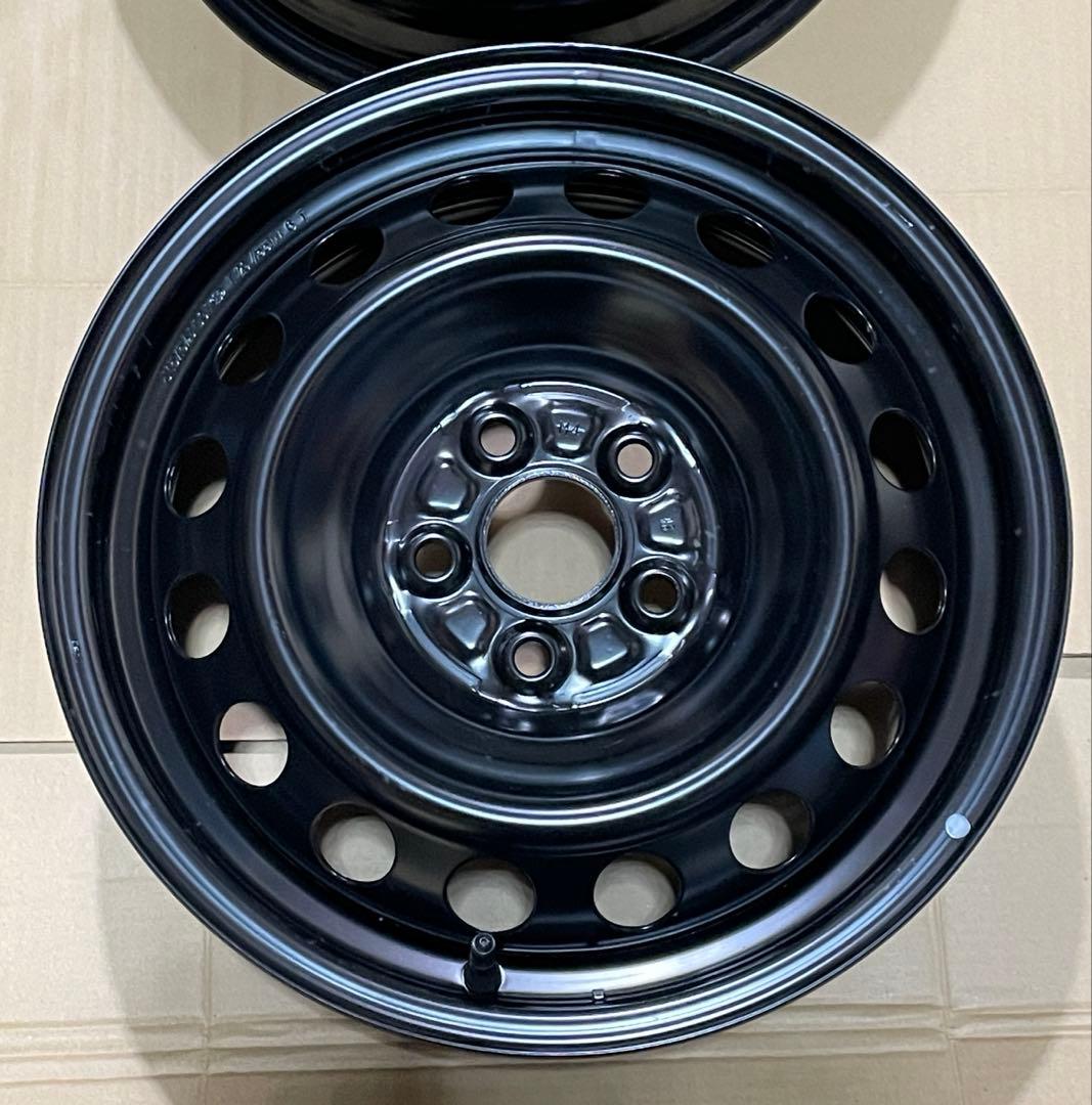 ②超メルカリ市期間中セール【送料込】シエンタ　納車外し　鉄ホイール　2本
