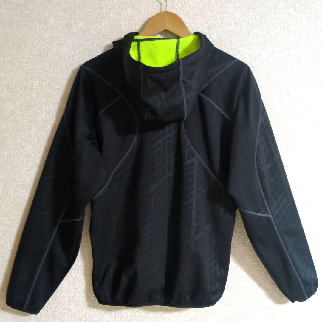ミズノ 限定ウェアー ミズノプロ テックシールド 長袖パーカー L 黒
