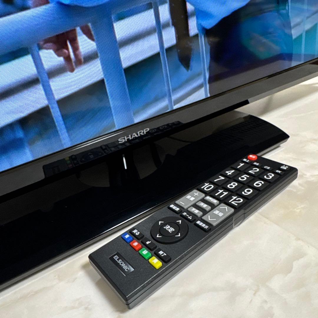 送料込 2016年製SHARP AQUOS 32V型液晶テレビ 外付録画機器対応