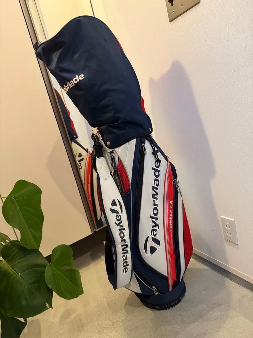 TaylorMade キャディバッグ ホワイト/ネイビー/レッド