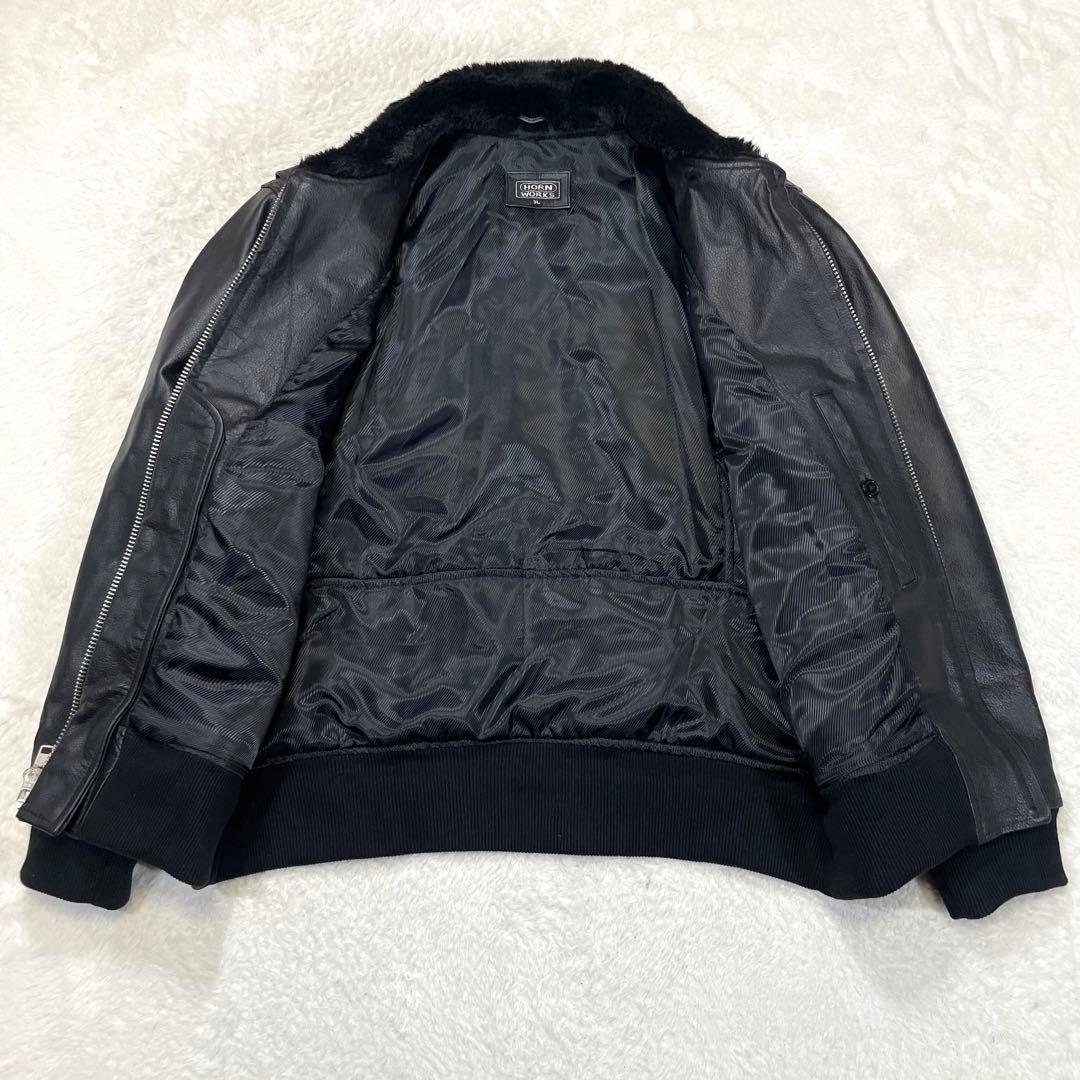 【美品/3L】 HORNWORKS フライトジャケット　G-1 A-2 ボンバー
