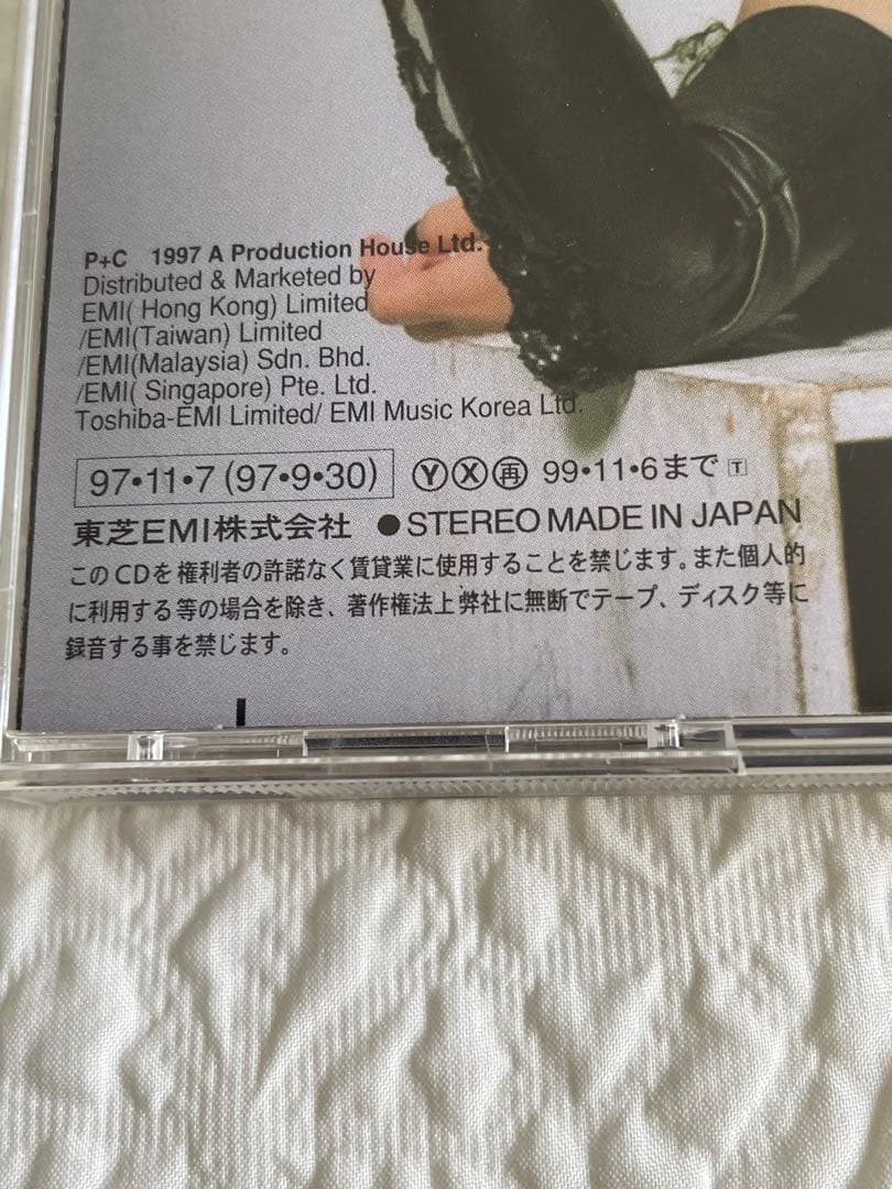 王菲フェイ•ウォン「FAYE WONG」97年日本盤、見本盤、帯付
