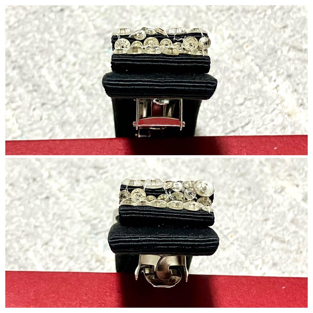 フェラガモ［バレッタ］ヴァラ　ラインストーン　ヘアバンド　ブラック　箱付き