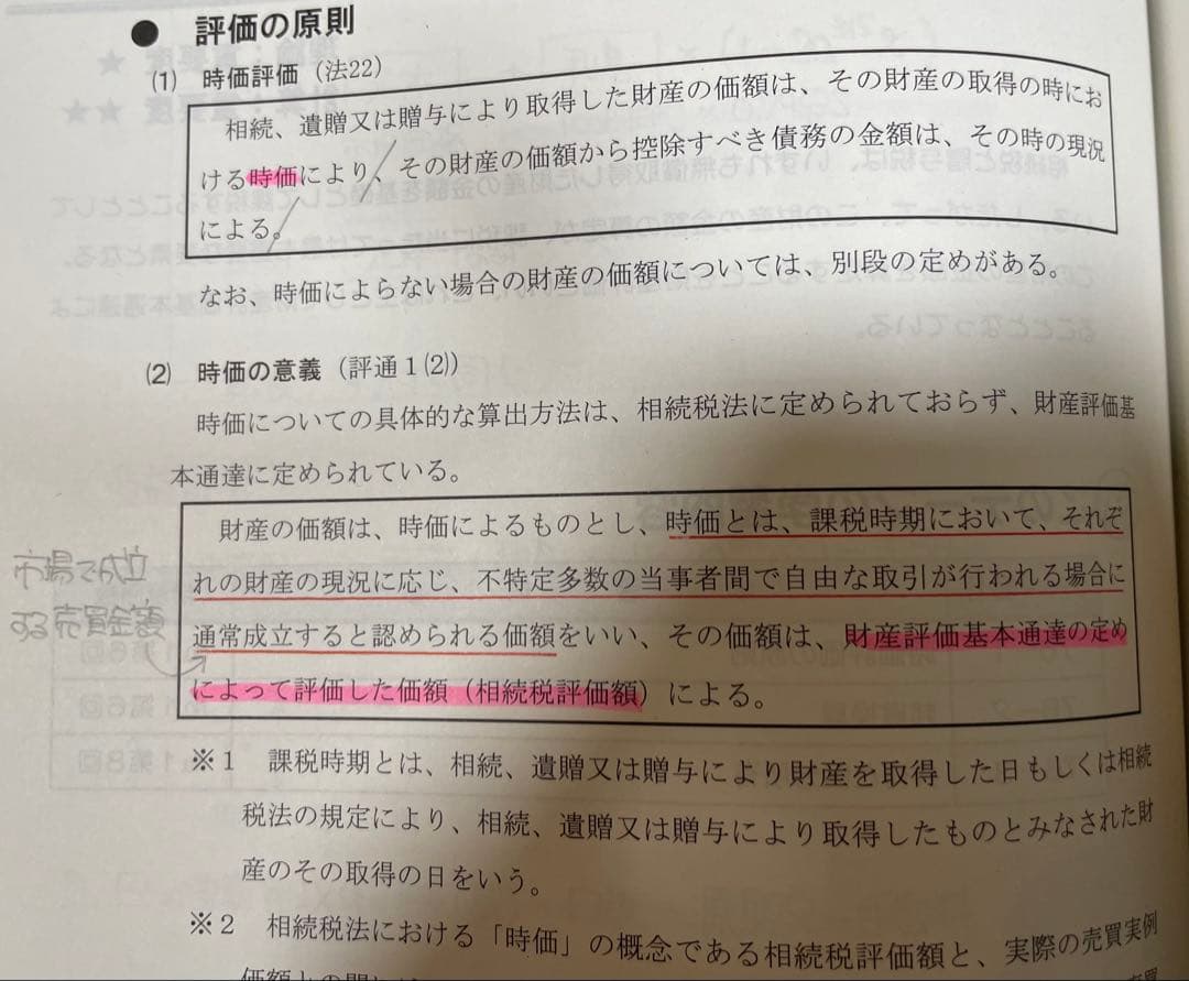 【未使用品有り】相続税法　2022年合格目標　TAC 税理士講座
