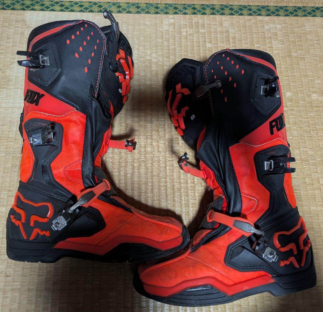 FOX（フォックス）comp8 オフロードブーツ　オレンジ　サイズ 28cm